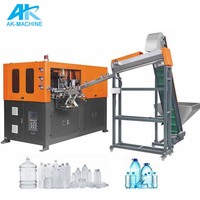 Installation facile AK-40 Automatique De Machine De Moulage De Corps Creux D'étirement D'ANIMAL FAMILIER/Électrique Automatique de Bouteille D'ANIMAL FAMILIER Faisant La Machine