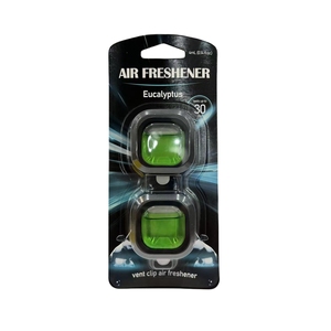 Custom Logo Silicone Eucalyptus Liquid Perfume Refresher 2-Pack Air Fresheners Odor Eliminator Promotional Gifts Car <strong>Vent</strong> <strong>Clip</strong> - Product Image 1