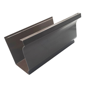 Máquina perfiladora de canalones de aluminio para tubos de drenaje cuadrados de acero inoxidable para invernaderos, bajantes y sistemas de drenaje de agua de lluvia. - Product Image 6