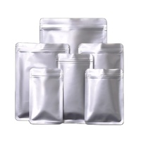 Bolsa de Papel de Aluminio Puro con Cierre de 3 Lados, Bolsa con Cierre Hermético para Alimentos, Bolsa Plana de Mylar, Sellable al Calor, a Prueba de Olores