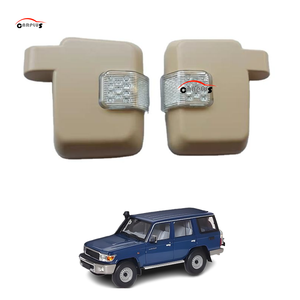 Copertura dello specchio della porta laterale con Led colore <span class=keywords><strong>Beige</strong></span> per FJ70 FJ75 porta accessori esterni - Product Image 1