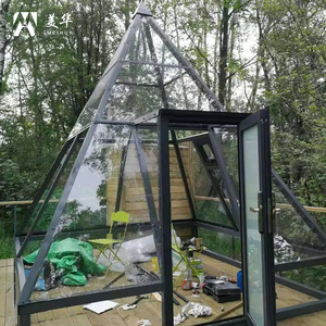 Meihua Pyramid <b>Tent</b> Acrylic Glass Structure <b>Large</b> Space Four-season Outdoor Use - Product Image 1