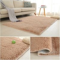 Imitation Künstliches Kaninchen fell Modernes Shaggy Fluffy Decor Teppich Schlafzimmer Benutzer definiertes Rechteck Langer Plüsch Rutsch fester Wasch bereich