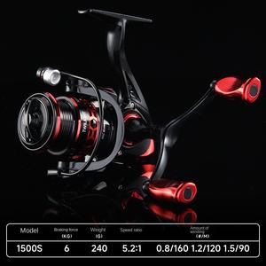 Hao Dun รอกสปินนิ่งเขย่าสองชั้น, 5.2ความเร็วสูงทำจากโลหะล้วนมีอัตราทดเกียร์1ระดับ210ก.-287ก. น้ำหนักไม่มีช่องว่างดีไซน์ชายหาดทะเล DY - Product Image 6