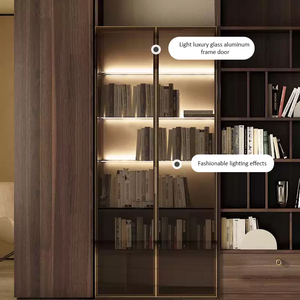 Customized Modern Whole House <strong>Bookshelf</strong> Integrated Living Room Study Dining Furniture Storage Cabinet with <strong>Wall</strong> Locker - Product Image 4