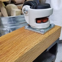 Roda Kastor Aluminium Alloy Heavy Duty dengan Rem Putar dan Kapasitas Beban 250kg untuk Troli