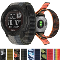 Bracelet en Nylon à boucle crochet pour Garmin Forerunner 955 945 Fenix 7X 22mm 26mm bande tressée élastique pour bracelet de montre Garmin Forerunner 965
