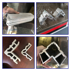 Machine à découper les profilés d'angle en aluminium, <span class=keywords><strong>PVC</strong></span>, UPVC pour la fabrication de fenêtres – Composants essentiels : Moteur, PLC, Construction - Product Image 6