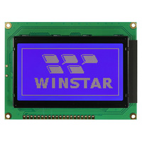 Module d'affichage STN WINSTAR WG12864A, écran LCD12864 graphique à matrice de points jaune avec interface parallèle et rétroéclairage LED