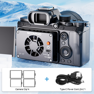 Ventilateur de refroidissement de caméra à semi-conducteurs SP-A7 pour <span class=keywords><strong>appareil</strong></span> <span class=keywords><strong>photo</strong></span> Sony A7M4 A7C <span class=keywords><strong>A7S3</strong></span> ZVE1/10 XT4 - Product Image 6