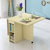 Kreatives Design Einfacher Moderner Holz-Klapptisch mit Stühlen