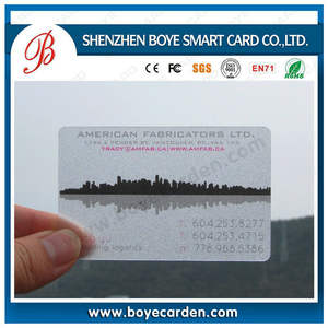 การพิมพ์<span class=keywords><strong>บัตร</strong></span>พีวีซีใสคุณภาพสูง กันน้ำ รองรับการสื่อสาร RFID NFC ความถี่ 13.56MHz สำหรับ<span class=keywords><strong>บัตร</strong></span>สมาชิก ธุรกิจ และการชำระเงิน - Product Image 4