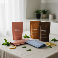 Poches Cailyn Doypack avec Fermeture Éclair, Sacs Mylar Réutilisables Anti-Odeur pour Snacks, Sacs Alimentaires en Plastique Personnalisés Imprimés