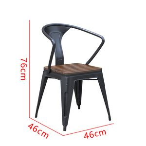 Set da Giardino Moderni da <span class=keywords><strong>Esterno</strong></span> all'Ingrosso, Impermeabili e a Prova di Sole, in Acciaio, Legno, Metallo e Ferro per Parchi e Hotel - <span class=keywords><strong>Tavolo</strong></span> e <span class=keywords><strong>Sedie</strong></span> da Patio - Product Image 6