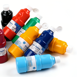 Pigmento Acrílico ZKJ 500ml 12 Colores Gran Volumen para Lienzo y <span class=keywords><strong>Pintura</strong></span> <span class=keywords><strong>de</strong></span> Paredes <span class=keywords><strong>de</strong></span> Vidrio Uso en Estudio <span class=keywords><strong>de</strong></span> <span class=keywords><strong>Pintura</strong></span> a Mano - Product Image 1