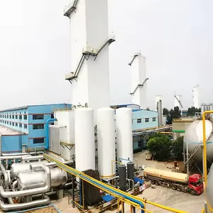 ASME pembersih Generator ekstraksi produksi Nitrogen, kemurnian tinggi dengan kondensasi ganda tanaman pemisah udara kriogenik