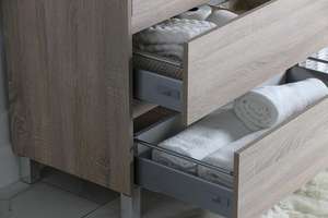 Mueble de Baño Flotante con Lavabo Integrado, de Tablero de Partículas, para Venta al Por Mayor - Product Image 6