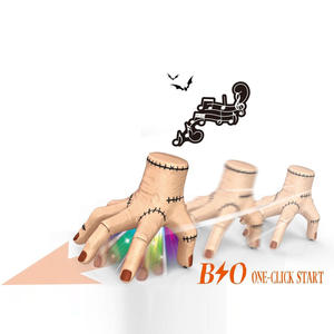 Gran oferta Halloween miércoles <span class=keywords><strong>Addams</strong></span> accesorios familiares plástico y resina Palma cortada decoración novedad y mordaza juguetes para niños broma - Product Image 3