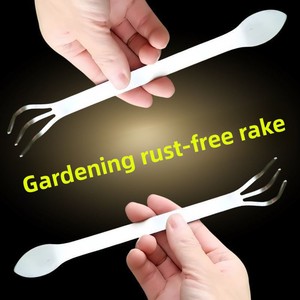 Multifunctional Mini Home Garden Tools Flower <strong>Vegetables</strong> <strong>Soil</strong> Loosening Small Stainless Steel Pet Scoop Hand Shovel Spade - Product Image 2