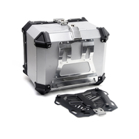 36L 40L 45L 55L 65L 80L moto queue alliage d'aluminium Top Case voyage boîte de rangement moto coffre Top Case boîte