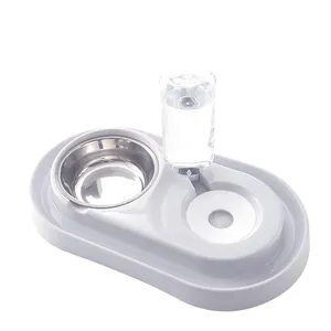 Online Top Seller New Trending Popular Products BPA-free Eco-friendly Automatic Pet Dog Cat Feeder with Water Bottle