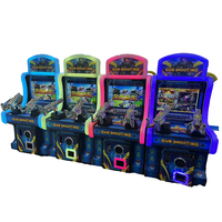Machine de jeu de tir LCD 42 pouces de haute qualité à monnayeur pour deux joueurs, simulateur de tir à deux pistolets passionnant pour enfants, pour divertissement intérieur