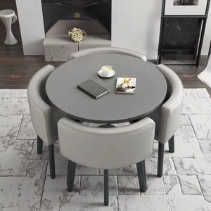 Prix d'usine en gros Ensemble <span class=keywords><strong>de</strong></span> table <span class=keywords><strong>à</strong></span> <span class=keywords><strong>manger</strong></span> moderne et durable <span class=keywords><strong>4</strong></span> places Table et <span class=keywords><strong>chaises</strong></span> <span class=keywords><strong>de</strong></span> <span class=keywords><strong>salle</strong></span> <span class=keywords><strong>à</strong></span> <span class=keywords><strong>manger</strong></span> pour meubles <span class=keywords><strong>de</strong></span> maison - Product Image 1