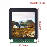 HSW Layar OLED Penuh Warna 1.5 Inci Modul Tampilan LCD LED 128x128 Antarmuka Port Serial SPI Pengontrol SSD1351 128*128