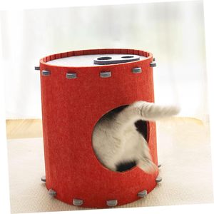 Casa para Gatos Portátil y Espaciosa para Interiores, Refugio de Tela Cómodo para Gatitos, Fácil de Montar, para Todas las Estaciones, con Forma Flexible - Product Image 6