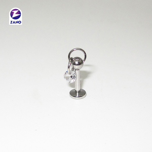 Joyería de perforación del cuerpo al por mayor Helix internamente roscado Labret joyería de acero inoxidable - Product Image 2