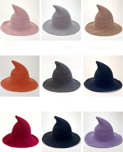 Sombrero <span class=keywords><strong>de</strong></span> <span class=keywords><strong>bruja</strong></span> <span class=keywords><strong>de</strong></span> lana para <span class=keywords><strong>Halloween</strong></span>, gorro <span class=keywords><strong>de</strong></span> fiesta <span class=keywords><strong>de</strong></span> disfraces plegable, sombrero <span class=keywords><strong>de</strong></span> punto para mujer y hombre, pescador <span class=keywords><strong>de</strong></span> lana, decoración <span class=keywords><strong>de</strong></span> fiesta, sombrero <span class=keywords><strong>de</strong></span> <span class=keywords><strong>bruja</strong></span> para Festival - Product Image 6