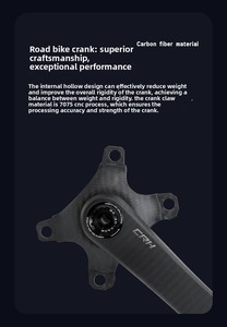 Juego de <span class=keywords><strong>Bielas</strong></span> para Bicicleta de Montaña SeeMore, Eje de Aluminio, Fibra de <span class=keywords><strong>Carbono</strong></span>, Montaje Directo, Compatible con EASTON - Product Image 6