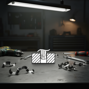 Kit de Reparación de Roscas Métricas Fervi F-Coil E011D, Juego de Insertos para Roscas Dañadas - Product Image 1