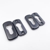 Accessoires de quincaillerie pour porte en aluminium, cache-cylindre de serrure ES01