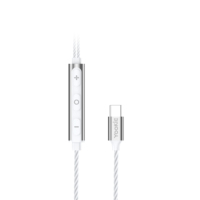 YooKiE YTL19 Écouteurs semi-intra-auriculaires en métal de qualité supérieure-Son stéréo Hi-Fi 14mm, numérique type-c, compatible iPhone 15/16