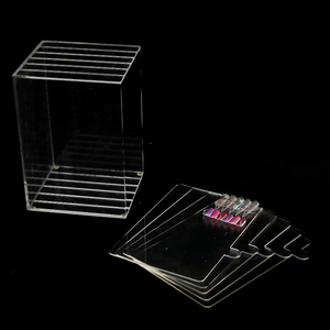 Acrylic <b>Nail</b> Tips Display Board Color Chart Double Sided Tape Stick <b>Nail</b> Art Display Box - Product Image 2