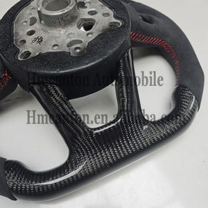 พวงมาลัยคาร์บอนไฟเบอร์อัลคันทาร่าคุณภาพสูงสำหรับรถยนต์ออดี้รุ่น A3 A4 A4L A5 A7L A8 Q5 Q7 B9 A6 R8 TT - สินค้าใหม่ - Product Image 6