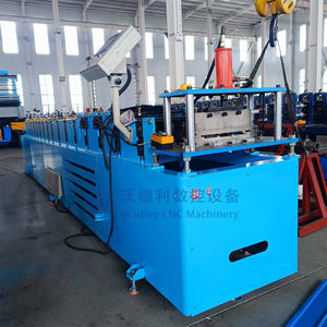 Mesin pembentuk Panel langit-langit, Non-stop kecepatan cepat galvanis lembar baja logam konstruksi atap dinding ventilasi <span class=keywords><strong>Soffit</strong></span> - Product Image 6