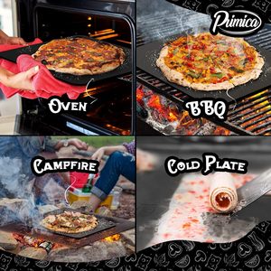 Piastra in Acciaio per <span class=keywords><strong>Pizza</strong></span> <span class=keywords><strong>da</strong></span> <span class=keywords><strong>Forno</strong></span> e Griglia 16"x13.4" - La Soluzione Definitiva per Croste Perfette, Maggiore Conducibilità, Alternativa Premium alla <span class=keywords><strong>Pietra</strong></span> Refrattaria - Product Image 4