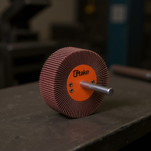 Ttake Abrasive Flap <b>Wheel</b> 60x15 Mm 6 Mm Shaft 120 Grit For <b>Grinding</b> - Product Image 3