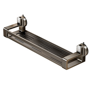 Stainless Steel Wall Mounted <b>Kitchen</b> Storage Rack With <b>Hooks</b> For Oil Salt Soy Sauce Vinegar Neatening Storage - Product Image 5