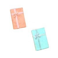 Boîte à bijoux rectangulaire rigide 5*8cm pour bagues, boucles d'oreilles, pendentifs, colliers et emballage cadeau