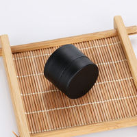 3g 5g 10g 15g 30g 50g 80g pas cher gros pot de crème en plastique noir mat vide cosmétique contenant de lotion pp