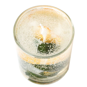 Fabrik angepasste getrocknete Blume dekorative Kerzen Gel Duft kerzen Transparentes Glas Glas Duft geschenke Kristall Hochzeiten - Product Image 2