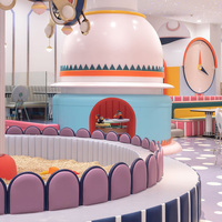 Terrain de jeu commercial personnalisé Équipement de jeux souples pour enfants dans un parc d'attractions intérieur parent-enfant à vendre