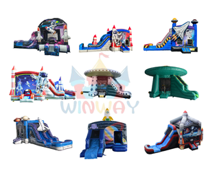 Château gonflable géant en PVC WINWAYTOYS, clown, 10x9m, capacité de 5 à 10 personnes, installation facile, extérieur, pour le plaisir - Product Image 4
