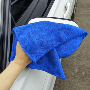 <b>Microfiber</b> <b>Cleaning</b> <b>Cloth</b> Blue 40x60 Cm For Car And Kitchen Use - Product Image 3
