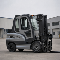 Forklift Listrik 60V Bersertifikasi CE untuk Logistik, Kapasitas Angkat 1.5Ton 2Ton 3Ton, Tinggi Angkat 3m, Motor AC, Baterai, Laris Terjual