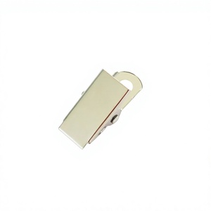 YIWANG venta al por mayor 12x23x31MM Metal plata tarjeta Clips titular insignia ID Clip - Product Image 1