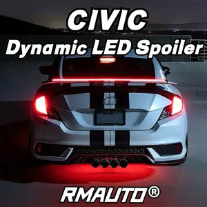Alerón Trasero LED Dinámico para Civic, Alerón de Techo con Luz de Freno e Intermitentes para Honda Accord, CR-V, XR-V, Avancier, Breeze, Integra - Product Image 1